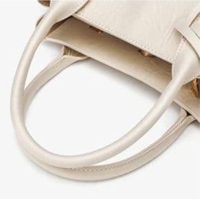 着物バッグ 上品な型押し合成皮革二通り持ち手ショルダーバッグ