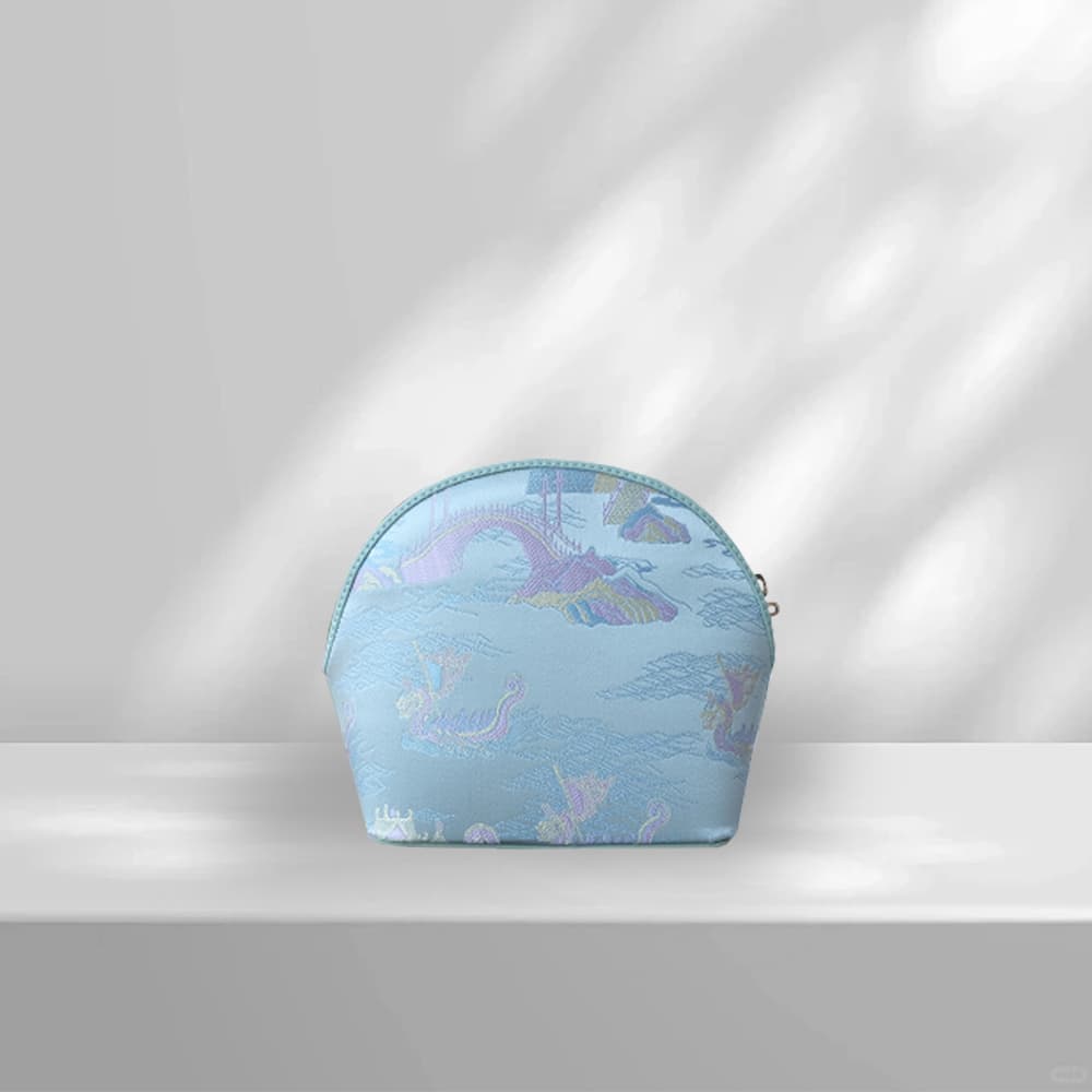 着物バッグ ショルダーバッグ 花鳥絵巻 貝型ショルダー