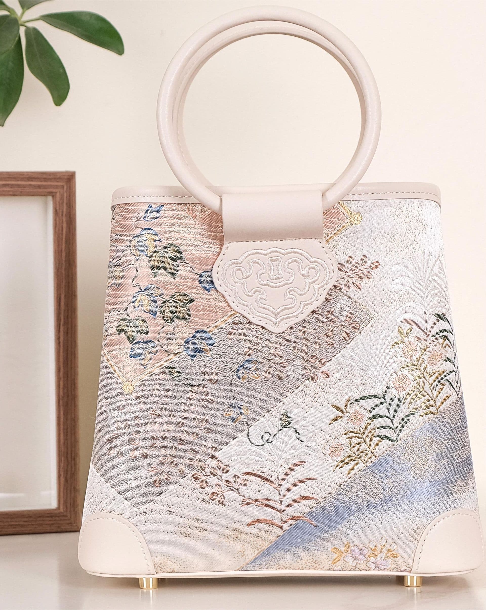 着物バッグ ショルダーバッグ 雅景 風景刺繍ショルダーバッグ