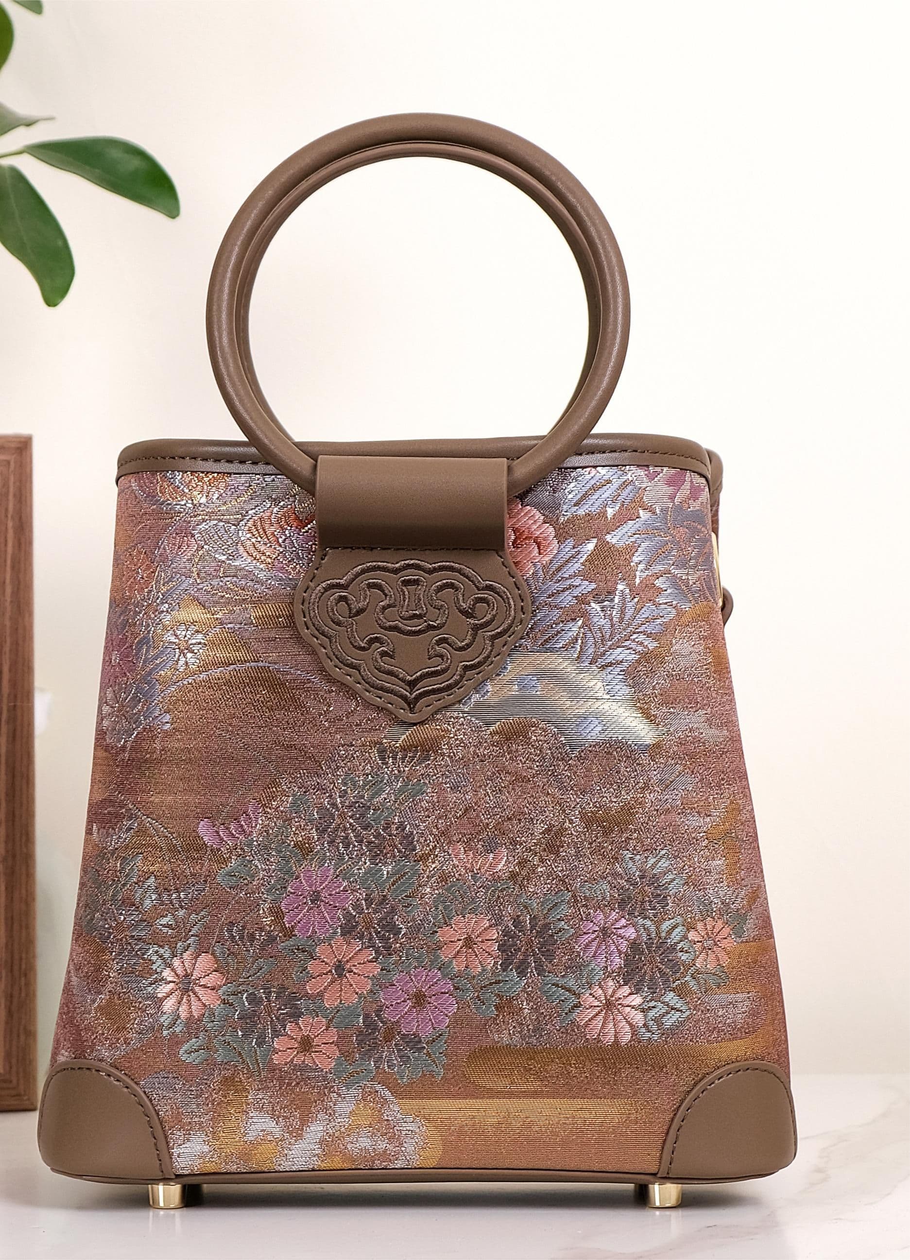着物バッグ ショルダーバッグ 雅景 風景刺繍ショルダーバッグ