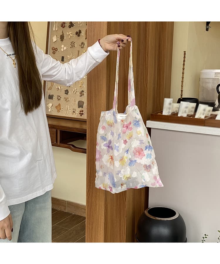着物バッグ 花園の夢 トートバッグ