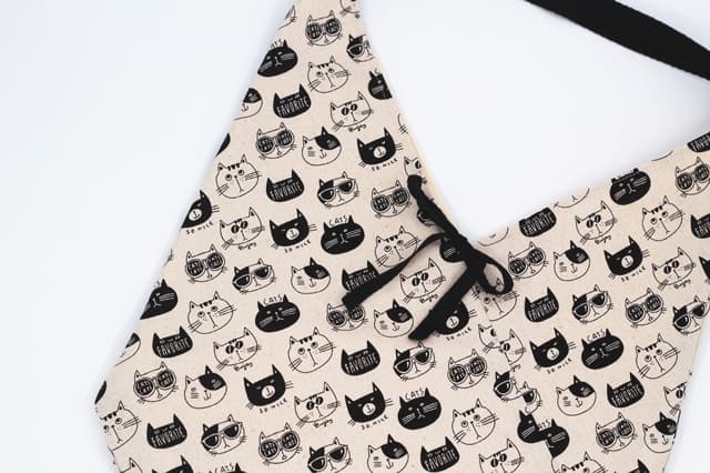 着物バッグ トートバッグ 猫ごころ 和みのトートバッグ