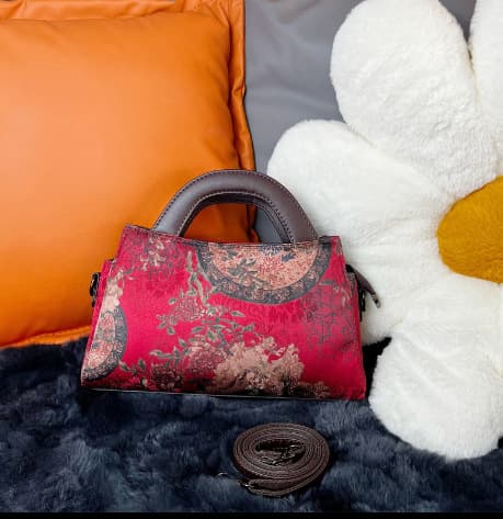 着物バッグ ショルダー 花浮雅 ミニハンドルショルダーバッグ