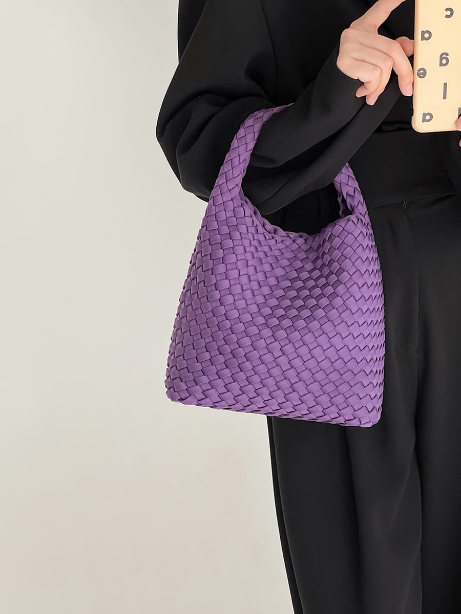 着物バッグ トートバッグ 網代編み 職人技の手提げ