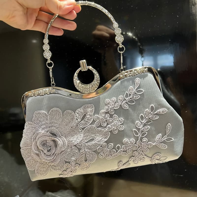 着物バッグ クラッチバッグ 華麗な刺繍クラッチ