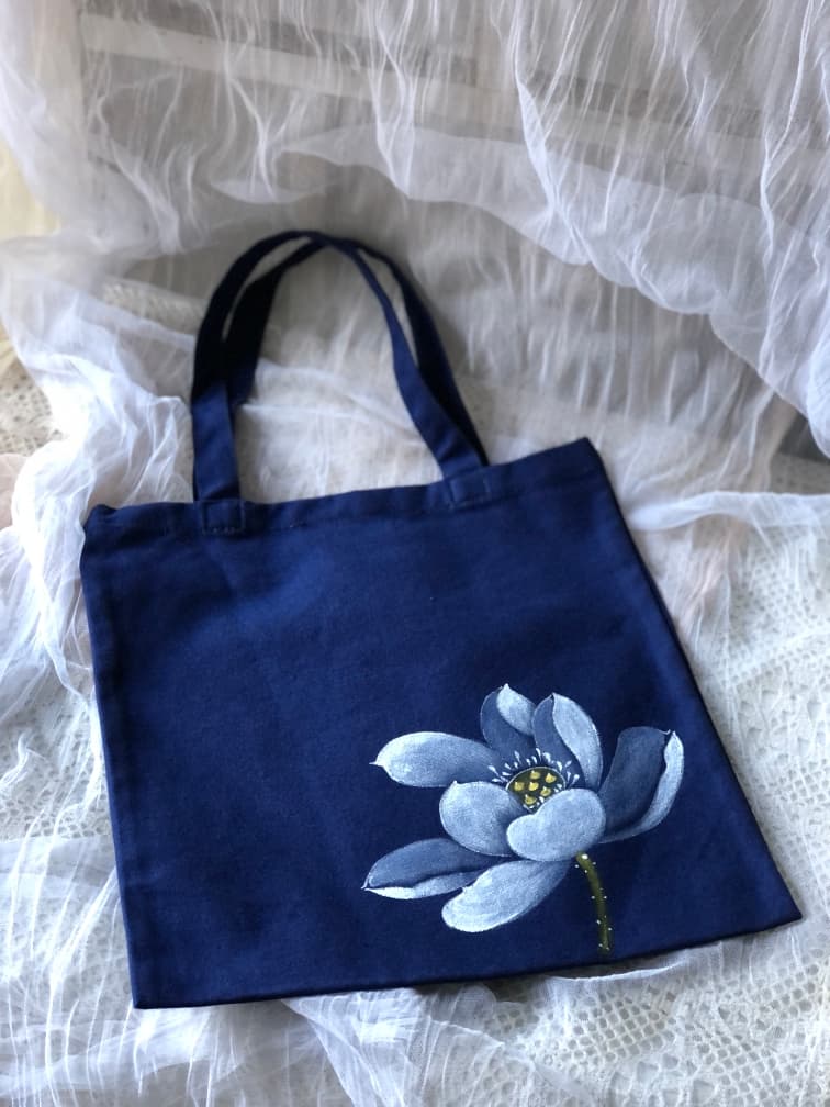 着物バッグ トートバッグ 蓮華の舞 手提げバッグ