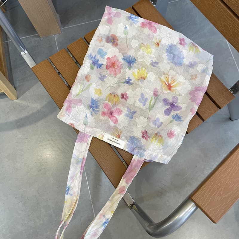 着物バッグ 花園の夢 トートバッグ